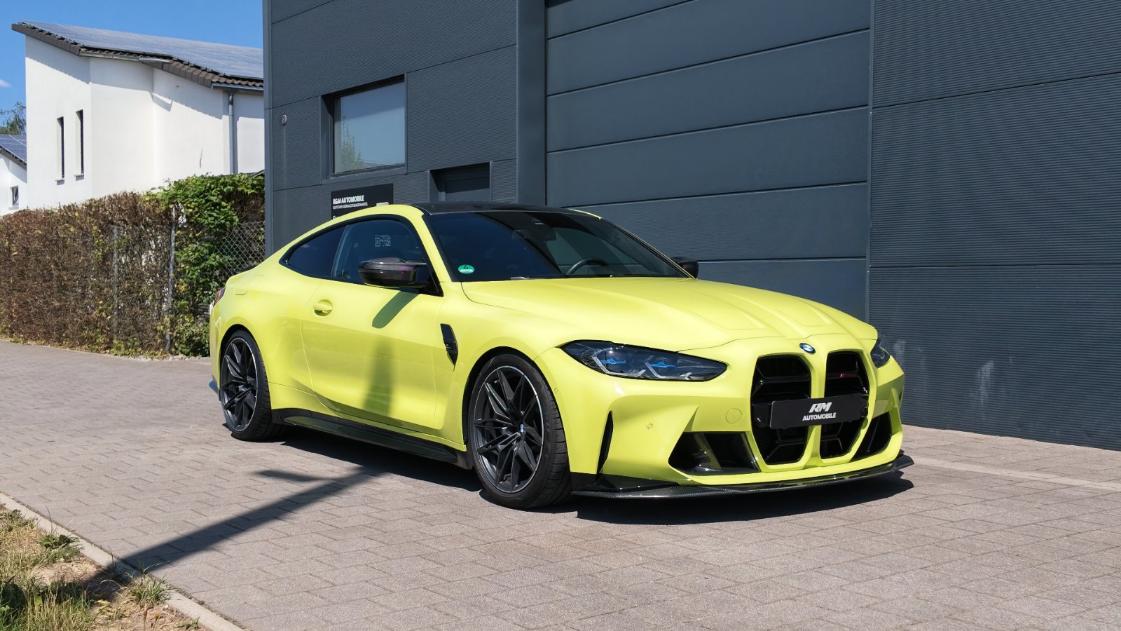 BMW M4 Gelb Metallic — Hauptansicht